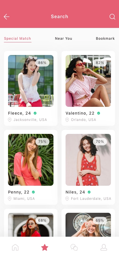 Dating & Relationship Mobile App UI Kit - Screenshot 3