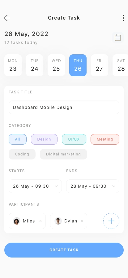 Task Management Mobile App UI Kit - Screenshot 5