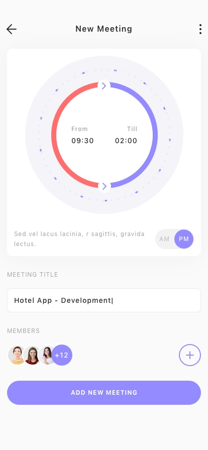 Meeting Mobile App UI Kit - Screenshot 2