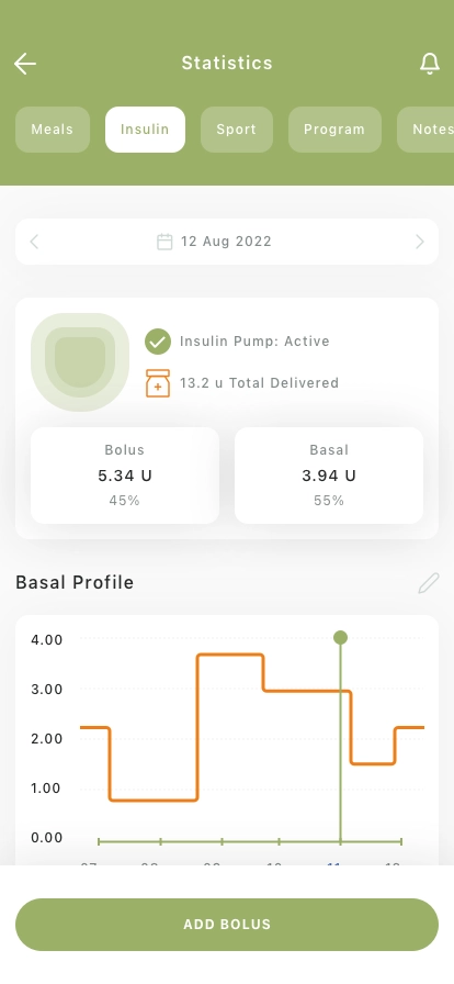 Diabetes Tracker Mobile App UI Kit - Screenshot 3
