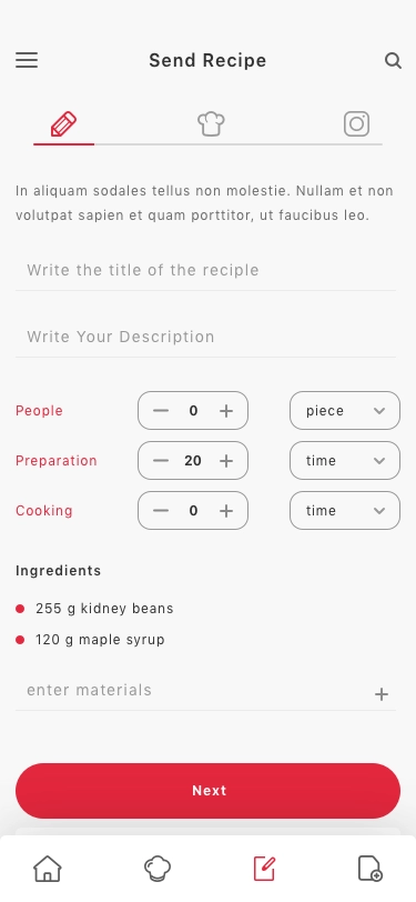 Recipes and Food Plan App UI Kit - Screenshot 19