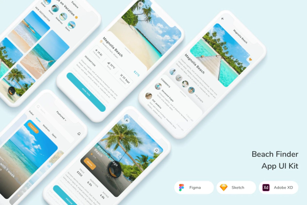 Beach Finder App UI Kit