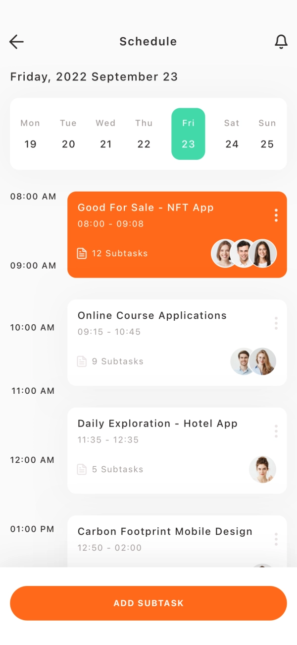 Task Manager Mobile App UI Kit - Screenshot 2
