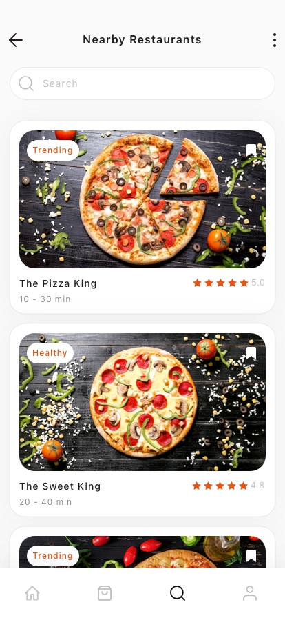 Food Delivery Mobile App UI Kit - Screenshot 3