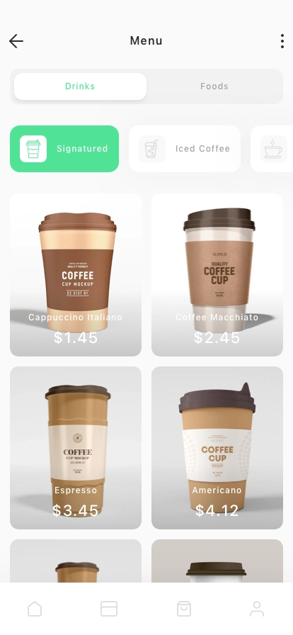 Coffee Delivery Mobile App UI Kit - Screenshot 2