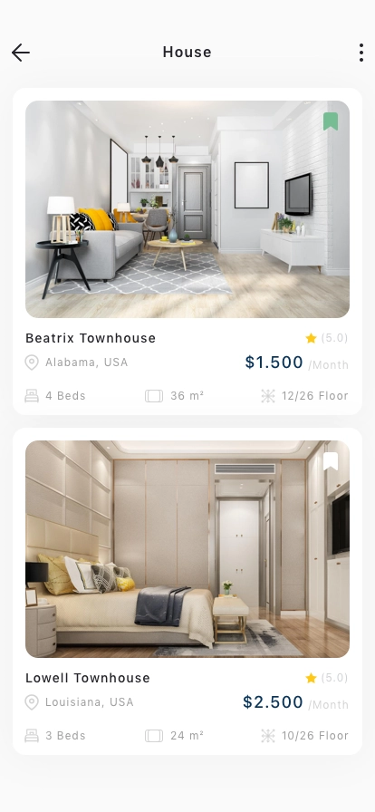 Real Estate Mobile App UI Kit - Screenshot 3