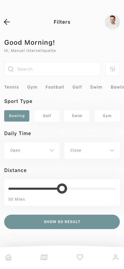 AI Fitness Center Finder Mobile App UI Kit - Screenshot 2