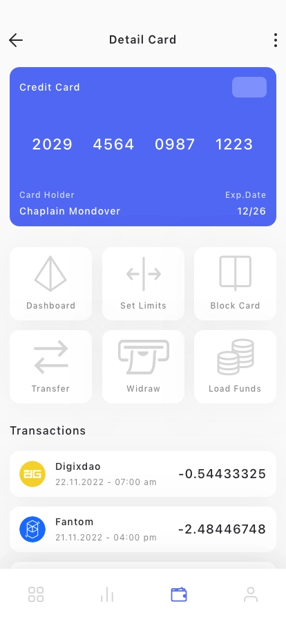 Crypto Market Mobile App UI Kit - Screenshot 2