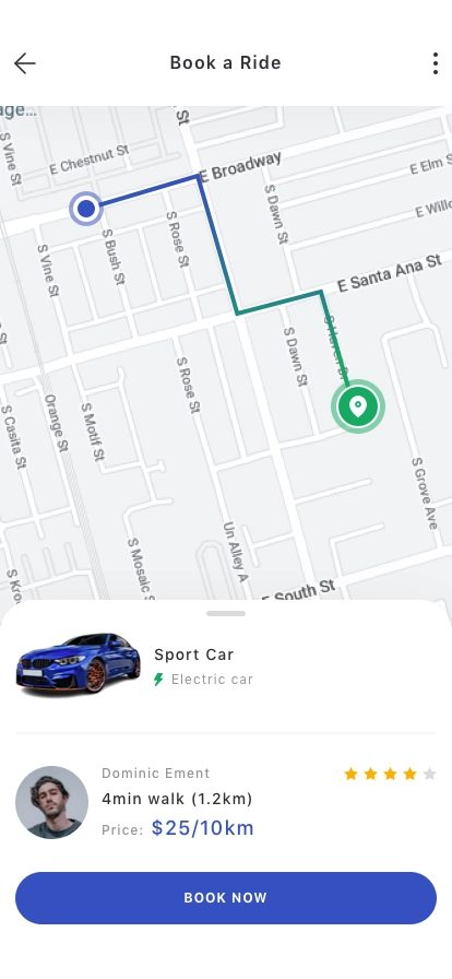 Ridesharing App UI Kit - Screenshot 3