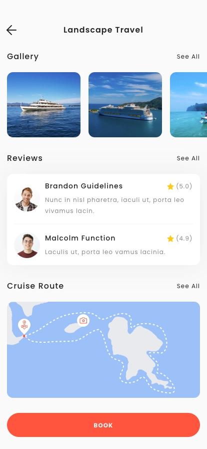 Trip & Travel App UI Kit - Screenshot 3