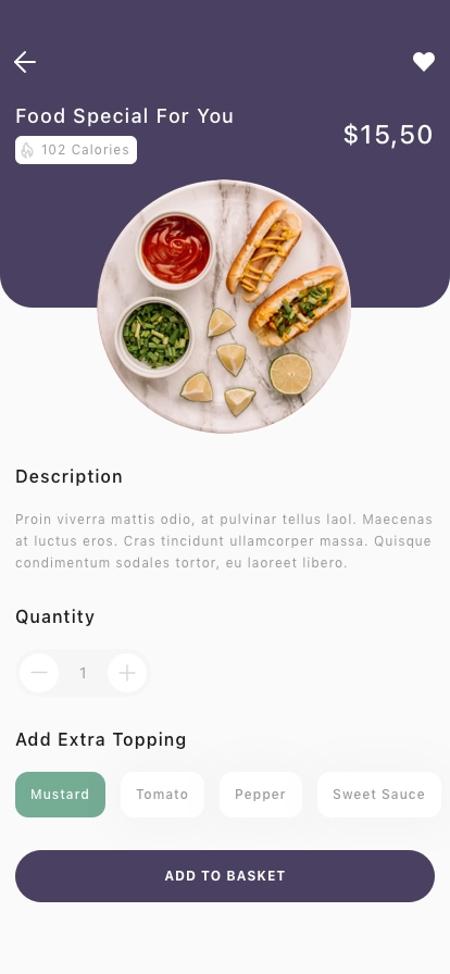 Food Shop Mobile App UI Kit - Screenshot 2