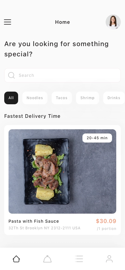 Food Delivery Mobile App UI Kit - Screenshot 1
