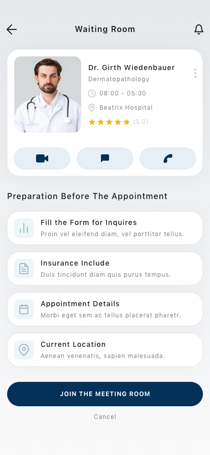 Healthcare Mobile App UI Kit - Screenshot 5