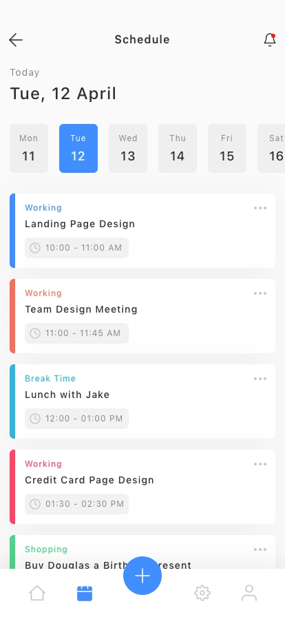 Task Management Mobile App UI Kit - Screenshot 2