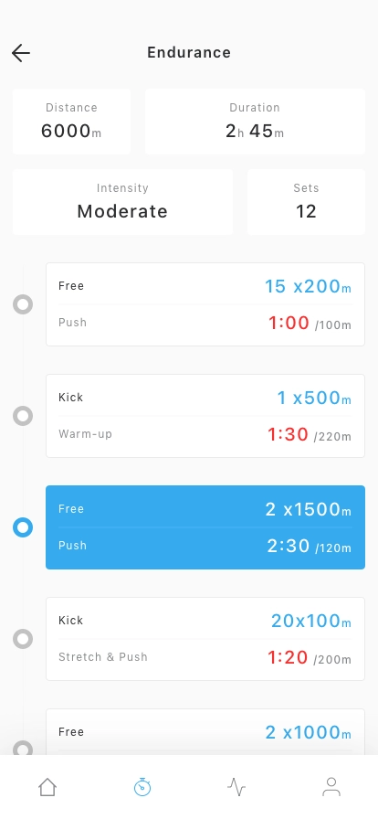 Swimming Coach App UI Kit - Screenshot 2