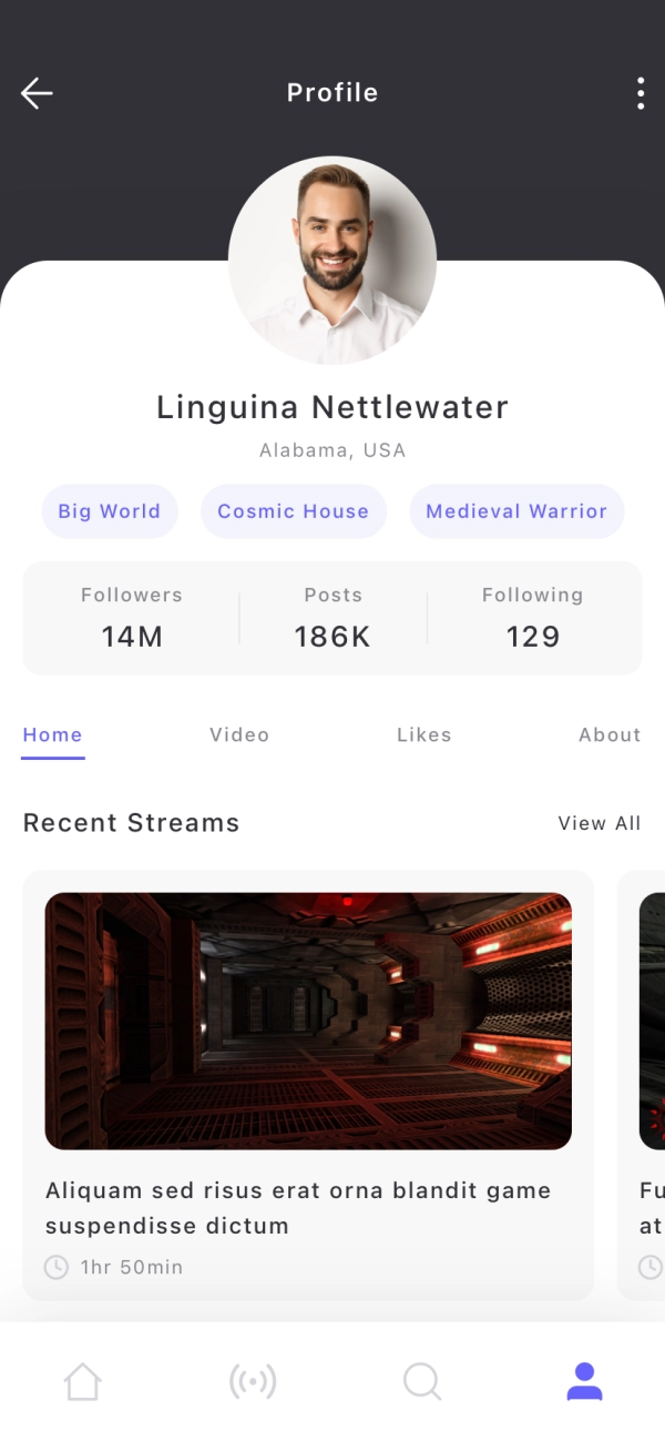 Streaming Platform Mobile App UI Kit - Screenshot 3