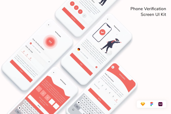 Phone Verification Screen UI Kit