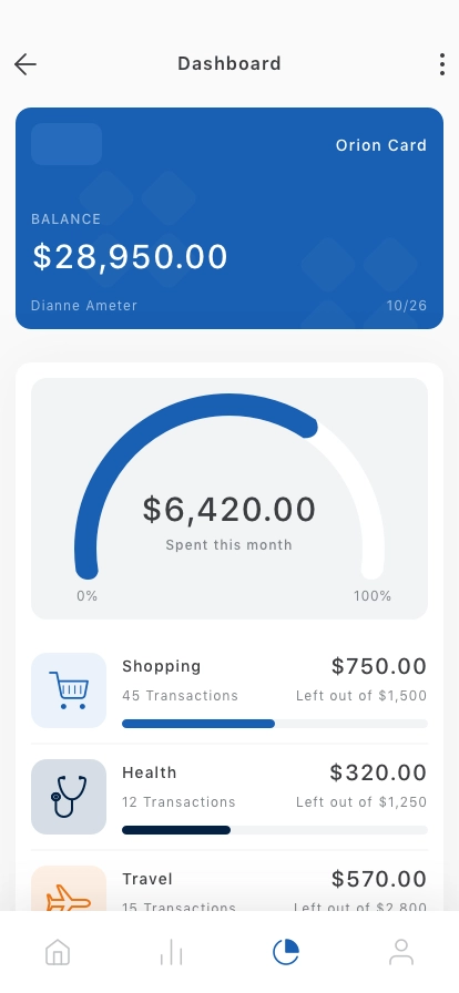 Banking Dashboard Mobile App UI Kit - Screenshot 5
