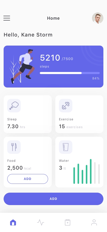 Health Care Mobile App UI Kit - Screenshot 2