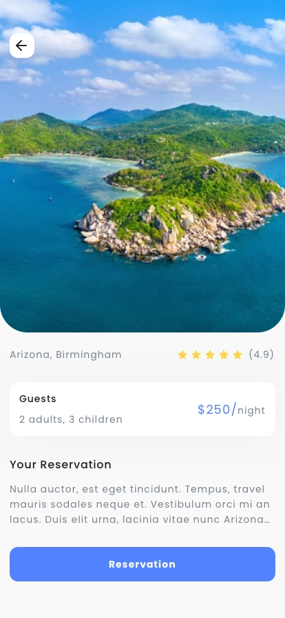 Travel App UI Kit - Screenshot 4
