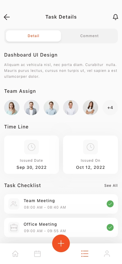 Task Planner Mobile App UI Kit - Screenshot 4