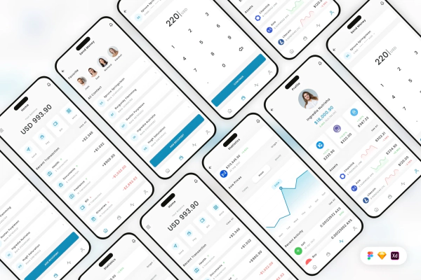 Cold Wallet Mobile App UI Kit