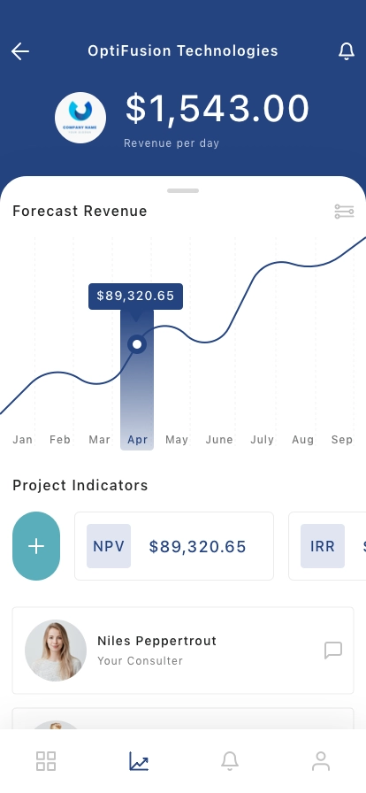 Consulting Service Mobile App UI Kit - Screenshot 3