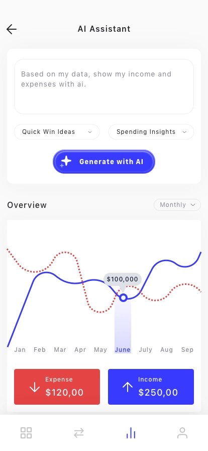 AI Personal Banking Mobile App UI Kit - Screenshot 3
