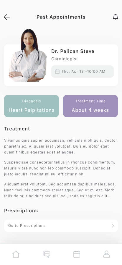 Healthcare Service Mobile App UI Kit - Screenshot 4