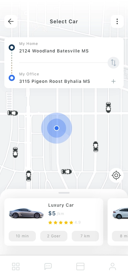 Ride Share Mobile App UI Kit - Screenshot 2
