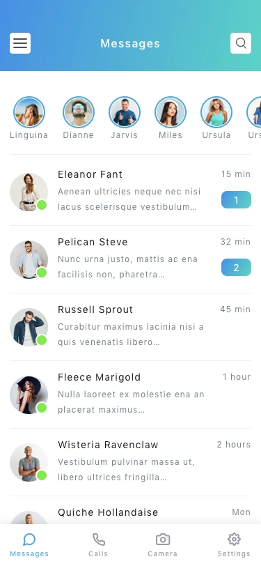 Messaging App UI Kit - Screenshot 12