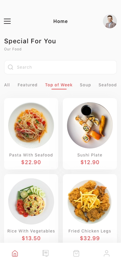 Food Delivery App UI Kit - Screenshot 2