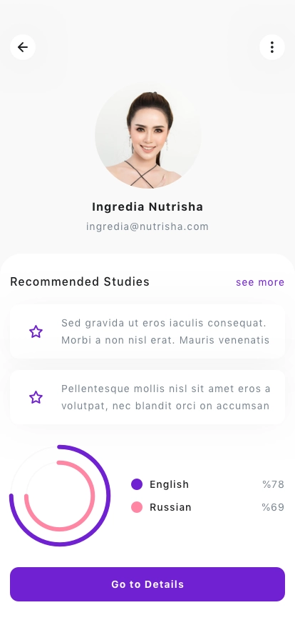 Language Learning & Course Mobile App UI Kit - Screenshot 2