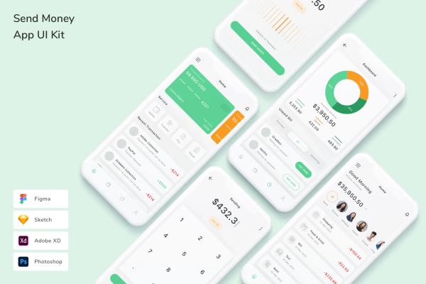 Send Money App UI Kit