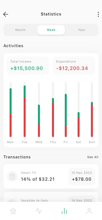 Saving & Finance Mobile App UI Kit - Screenshot 5