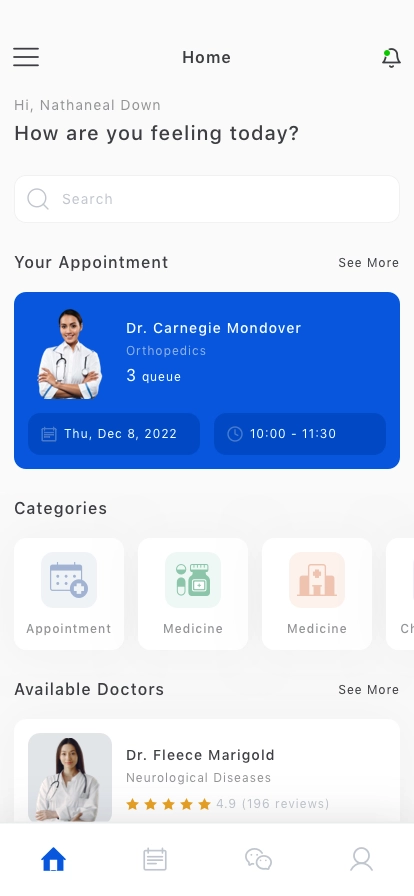 Medical Mobile App UI Kit - Screenshot 3