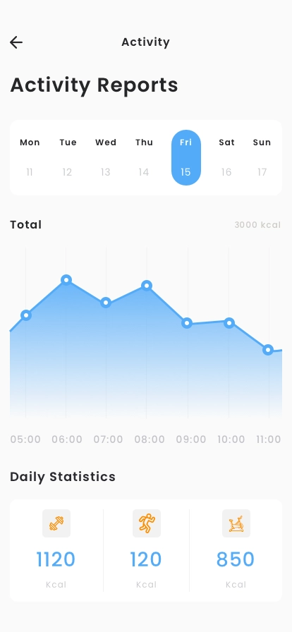 Fitness Activity App UI Kit - Screenshot 4