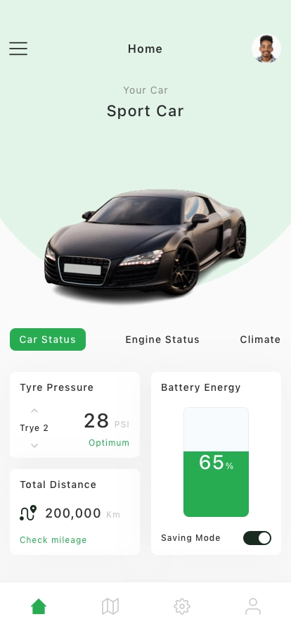 Car Charging Mobile App UI Kit - Screenshot 1