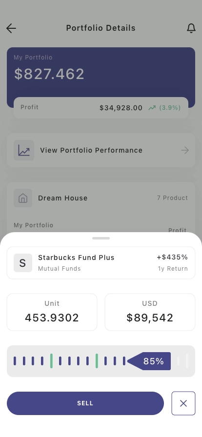 Smart Investment Mobile App UI Kit - Screenshot 5
