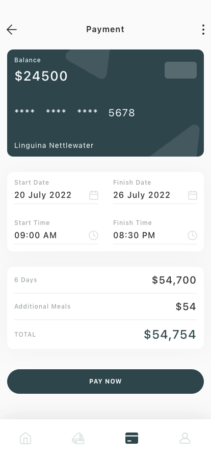 Boat & Sailing Mobile App UI Kit - Screenshot 4