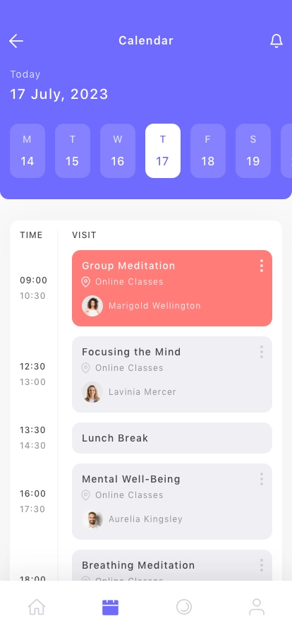 Mindfulness Mobile App UI Kit - Screenshot 2