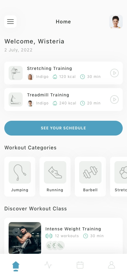 Fitness Coach Mobile App UI Kit - Screenshot 5