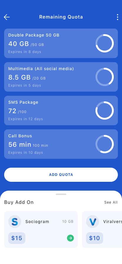 Internet Provider Mobile App UI Kit - Screenshot 3