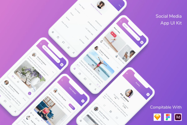 Social Media App UI Kit