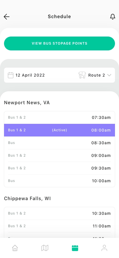 Bus Tracking App UI Kit - Screenshot 2