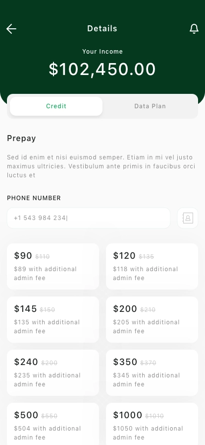 Digital Wallet Mobile App UI Kit - Screenshot 4