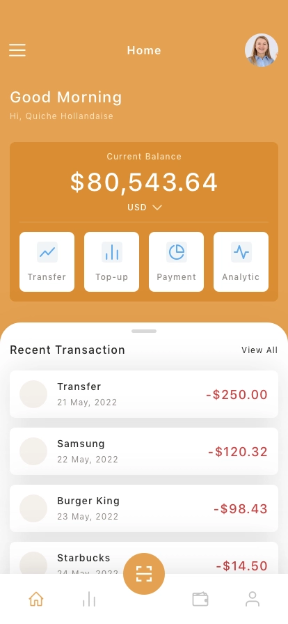 Payment & Wallet Mobile App UI Kit - Screenshot 4