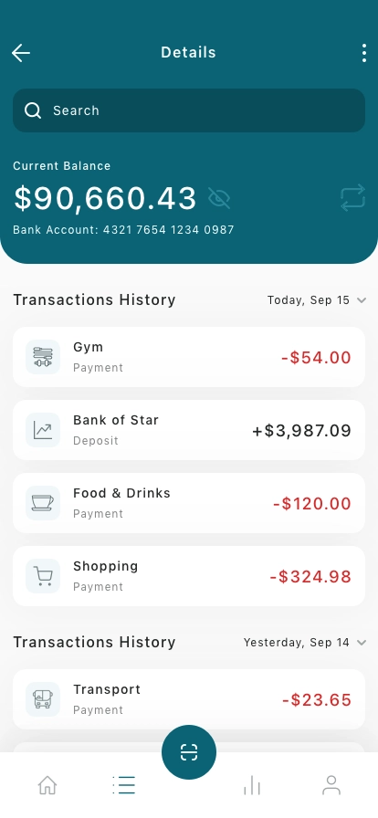 Fintech Mobile App UI Kit - Screenshot 4