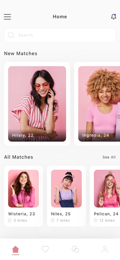 Dating Mobile App UI Kit - Screenshot 1