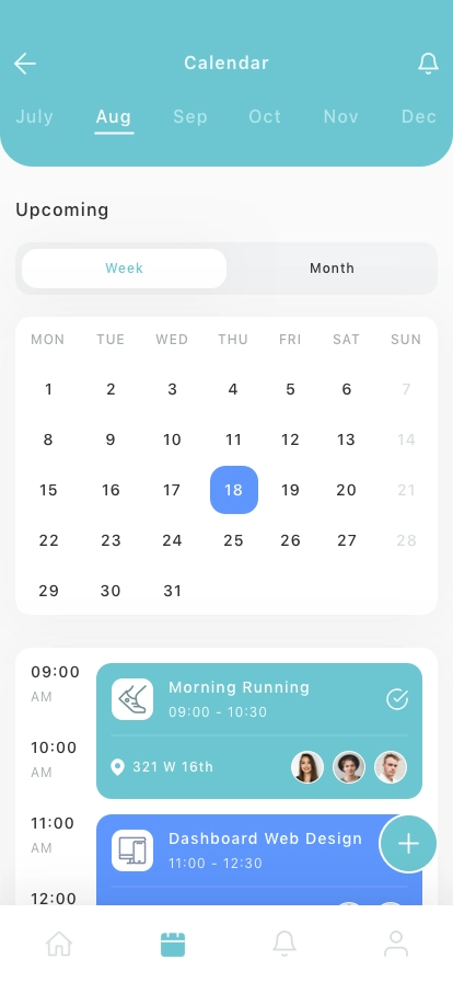 Daily Routine Planner Mobile App UI Kit - Screenshot 3